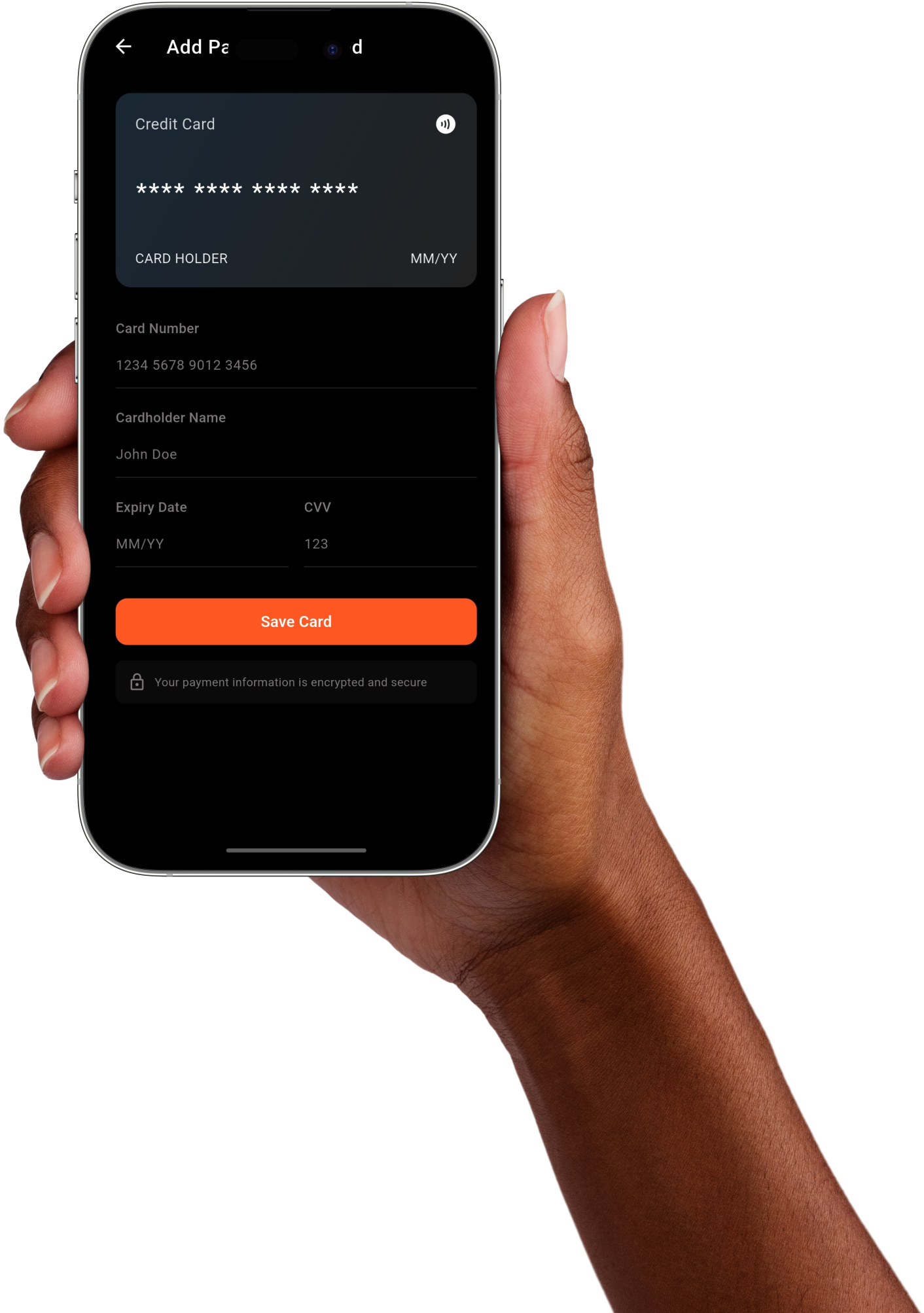 Secure payment options